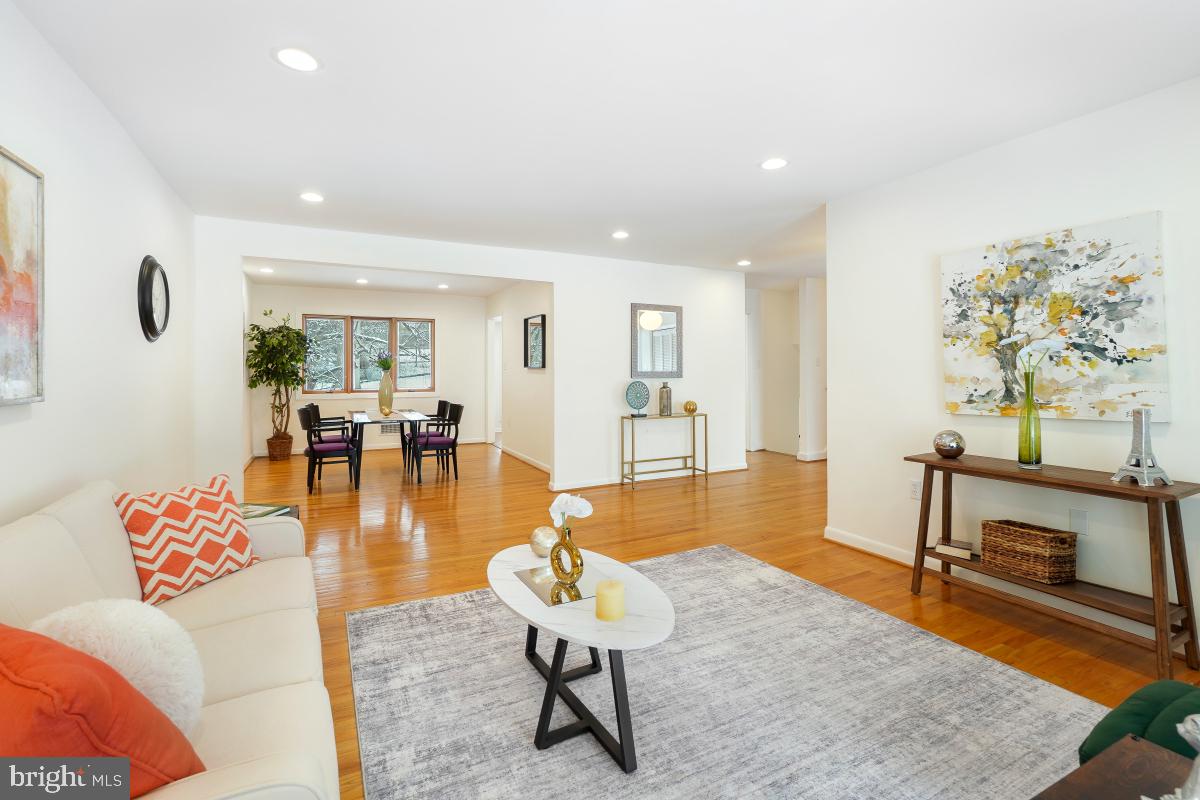 9213 Friars Road Bethesda, MD 20817 - Photo 6 of 30 Living Room view of Dining Room
