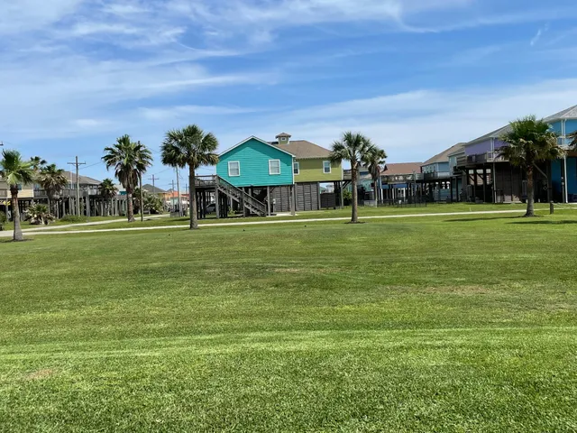 a view of a volley ball court