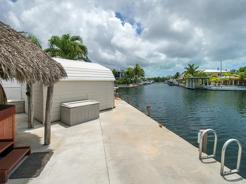 1133 Gulfstream Lane Key Largo, FL 33037 - Photo 12 of 13 Canalfront Tiki Hut with Spa