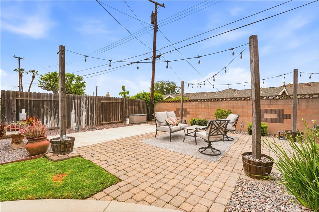 544 Firethorne Street Brea, CA 92821 - Photo 33 of 39 This outdoor space has a wide array of options...there is both and power and drainage to add a spa or potential install a pool!