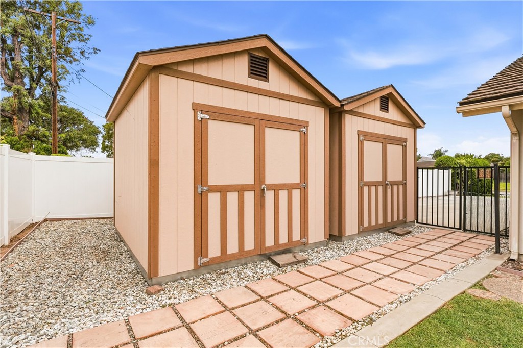 544 Firethorne Street Brea, CA 92821 - Photo 37 of 39 TWO of the THREE Tuff Sheds...these two have lighting, and have reinforced flooring to park a tractor or other toys!