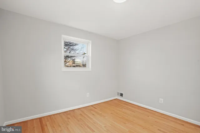 wooden floor in a room