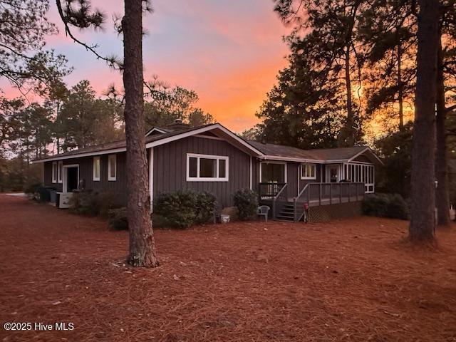 5 West Quail Lake Road Pinehurst, NC 28374 - Photo 4 of 25 Rear Sunset