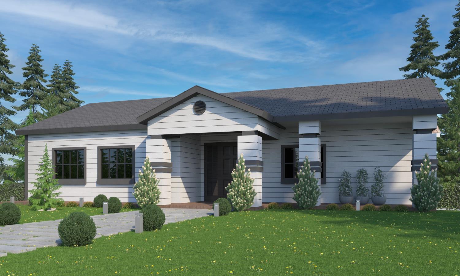 3622 North State Highway 59 Merced, CA 95348 - Photo 5 of 8 a front view of a house with a garden