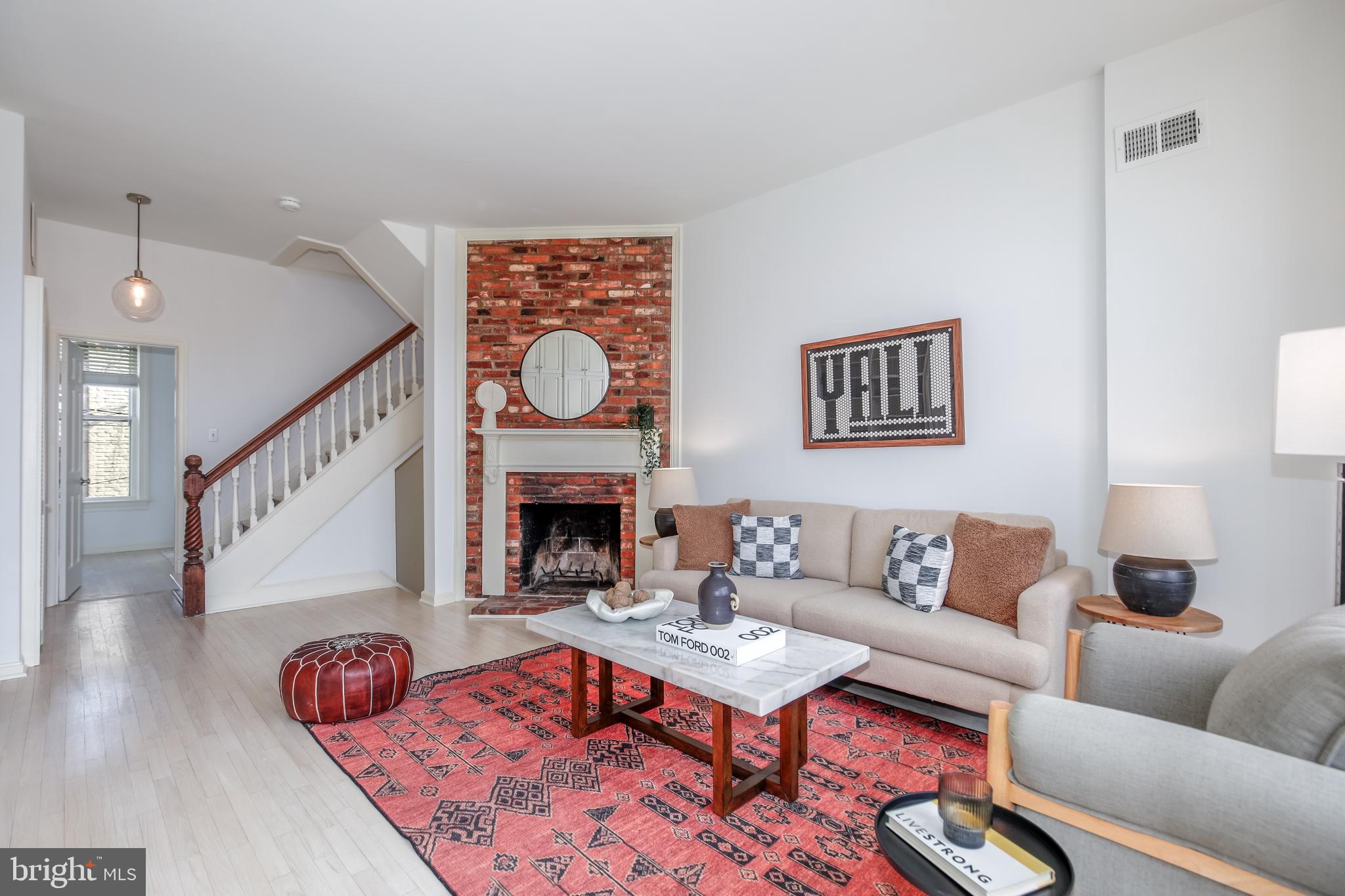 307 11th Street Northeast Washington, DC 20002 - Photo 25 of 41 Working wood burning fireplace