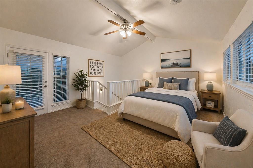 9999 Boat Club Road, Unit 311 Fort Worth, TX 76179 - Photo 10 of 25 a bedroom with a bed and a couch