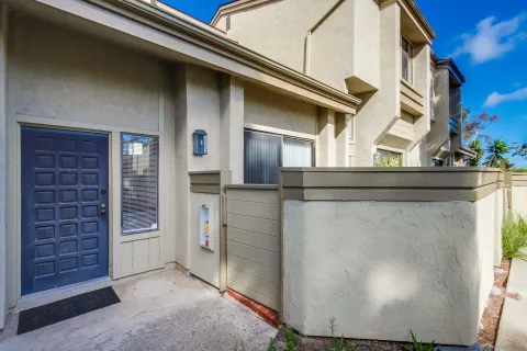 a view of front door