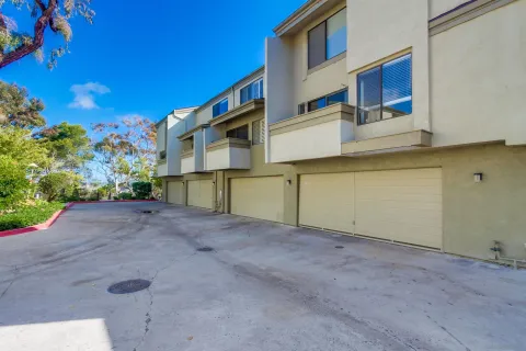 a view of a street with houses