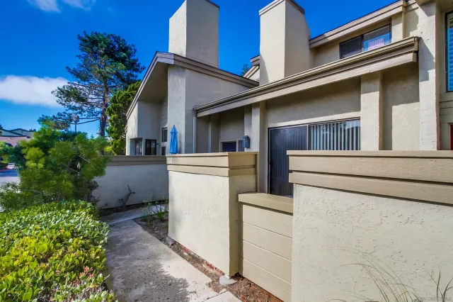 a view of a house with a outdoor space