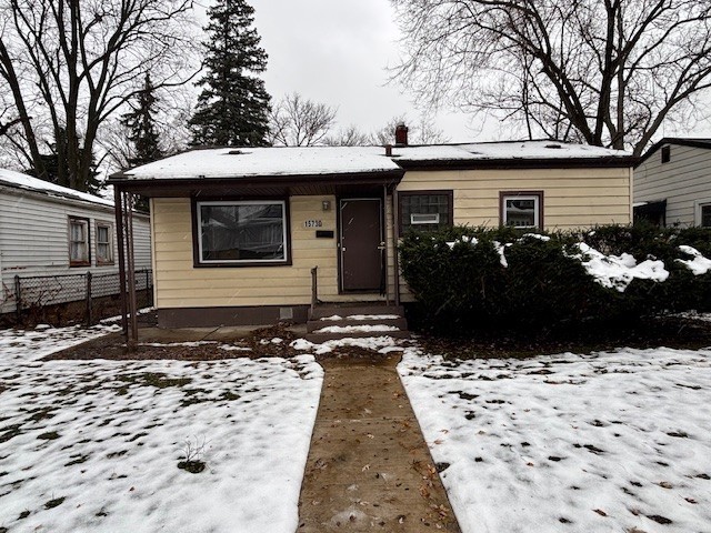 a view of a entryway door front of house