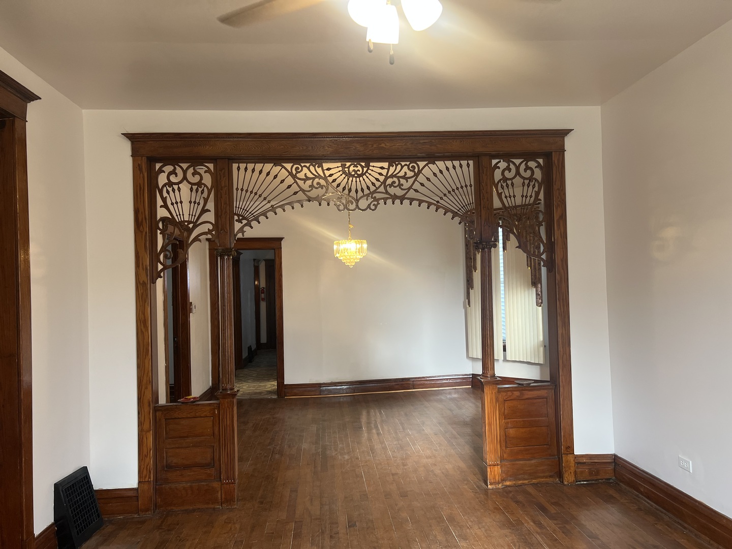 1921 North Pulaski Road, Unit 1 Chicago, IL 60639 - Photo 3 of 16 wooden floor in an empty room