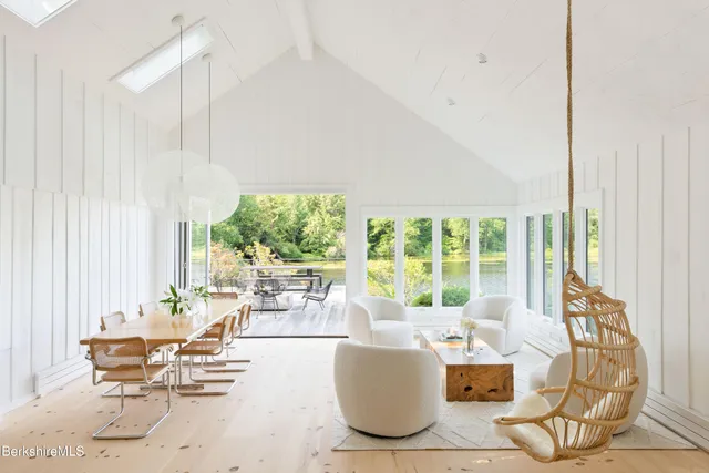 a bathroom with a sink vanity and a mirror