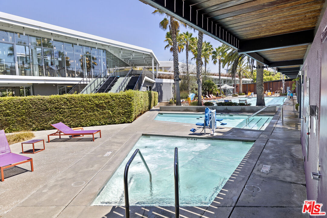 12920 West Runway Road, Unit 222 Playa Vista, CA 90094 - Photo 21 of 23 a view of swimming pool with outdoor seating