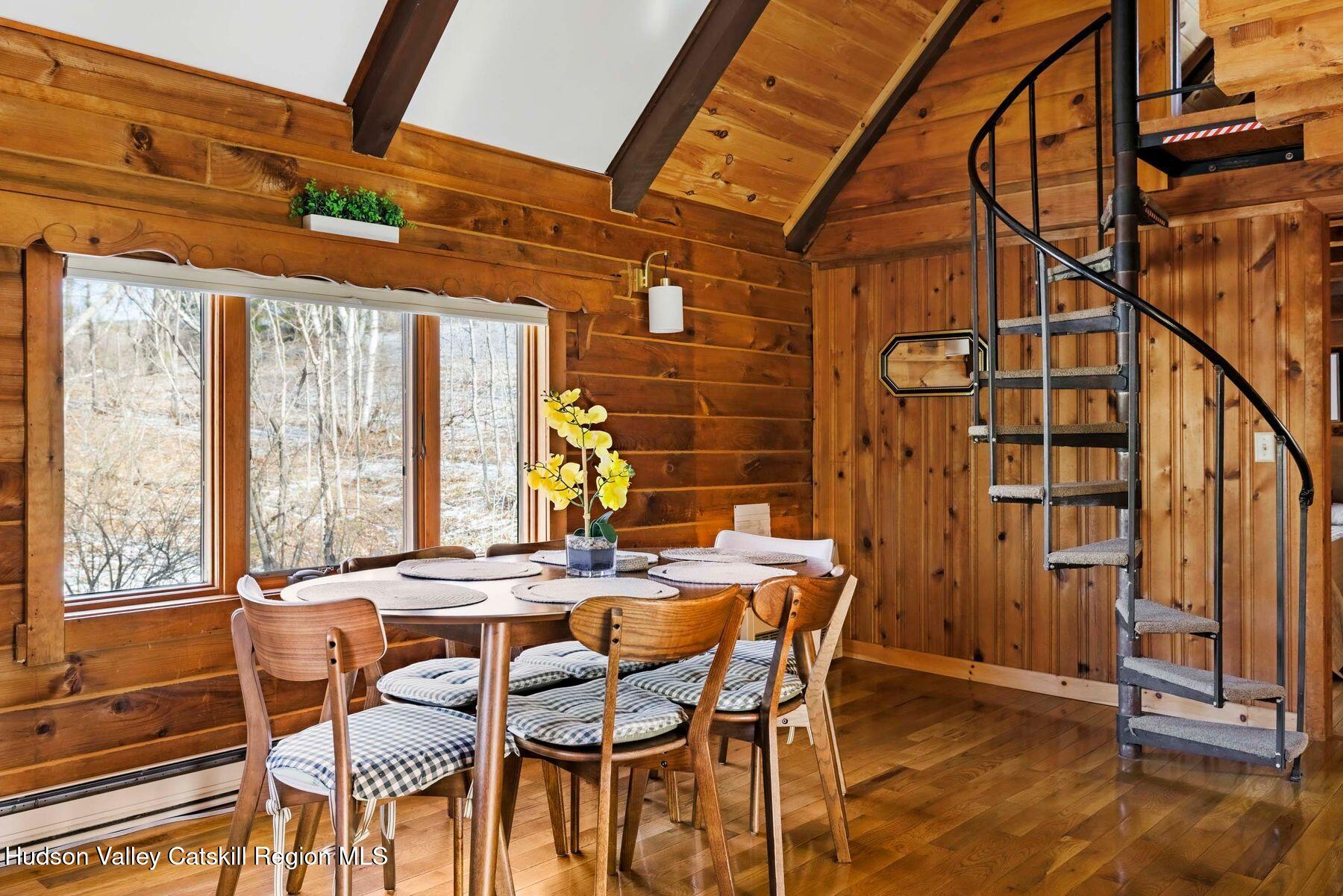 191 Mill Road Margaretville, NY 12455 - Photo 11 of 26 Open Dining Area with Vaulted Ceiling