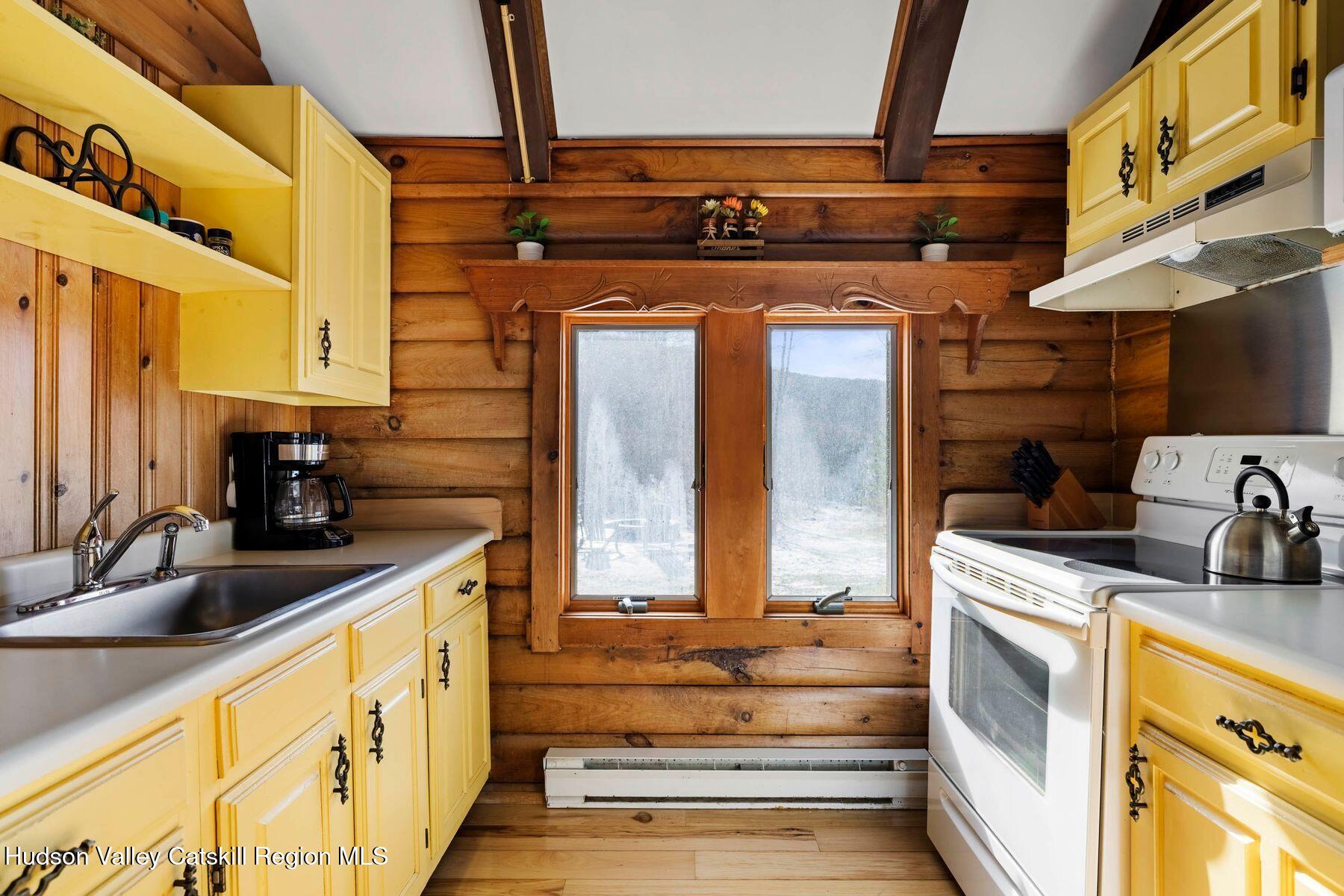 191 Mill Road Margaretville, NY 12455 - Photo 15 of 26 Bright Kitchen with Wood Cabinetry
