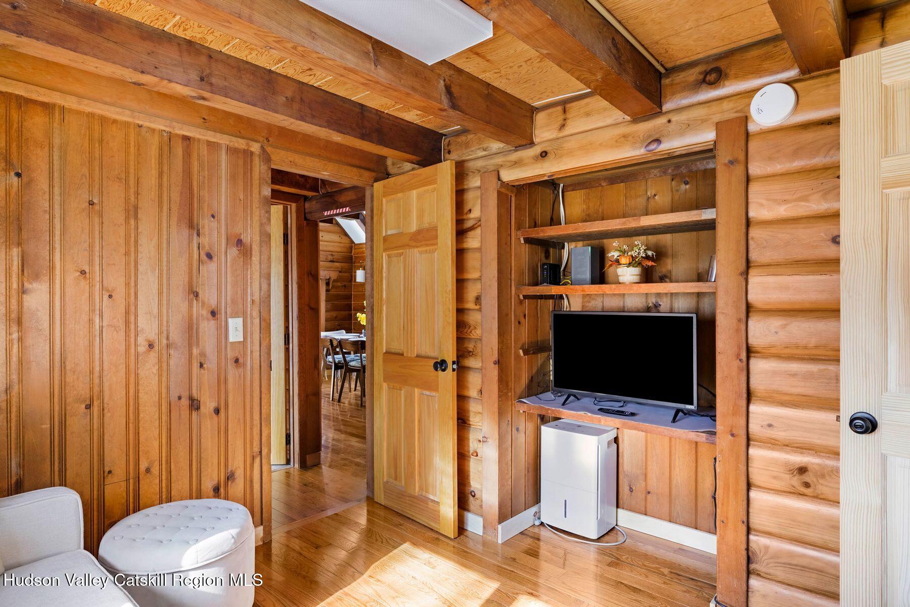 191 Mill Road Margaretville, NY 12455 - Photo 17 of 26 Living Room with Media Area