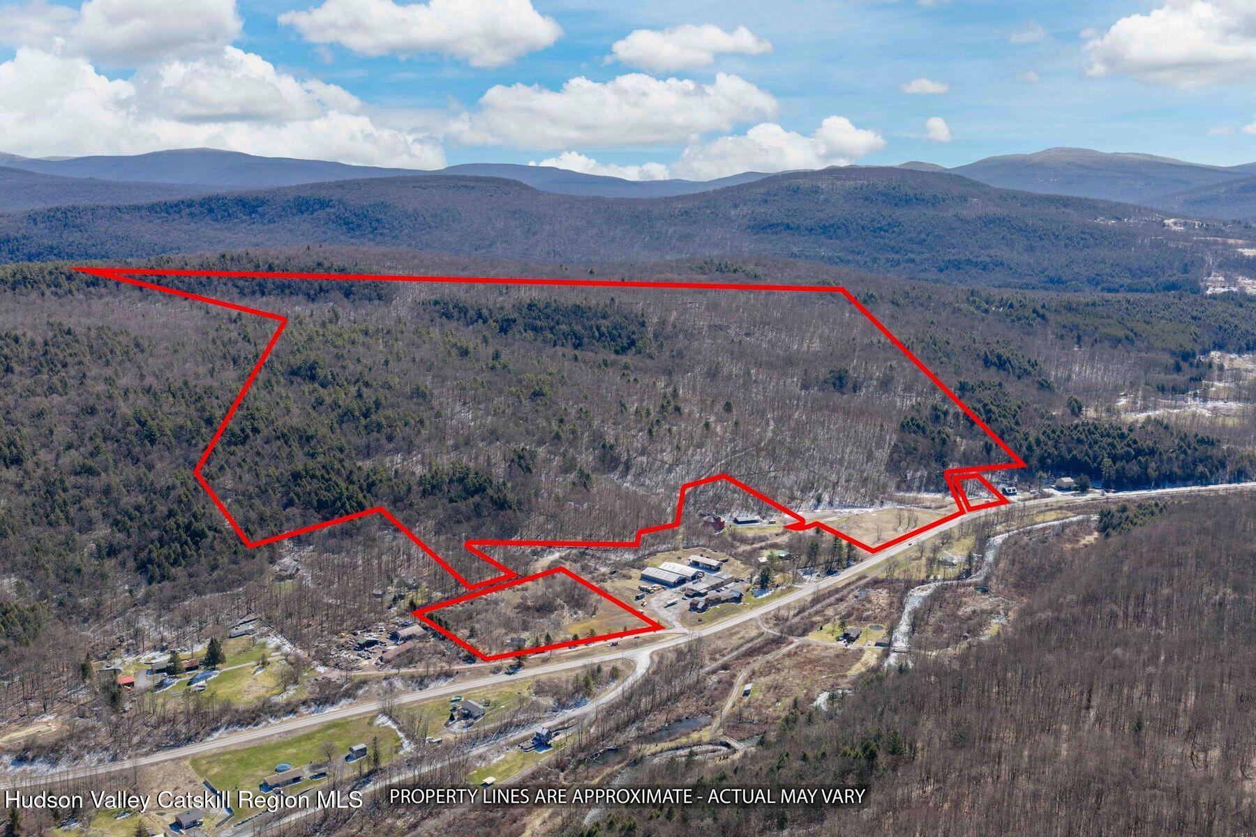 191 Mill Road Margaretville, NY 12455 - Photo 2 of 26 Aerial View of All Three Properties