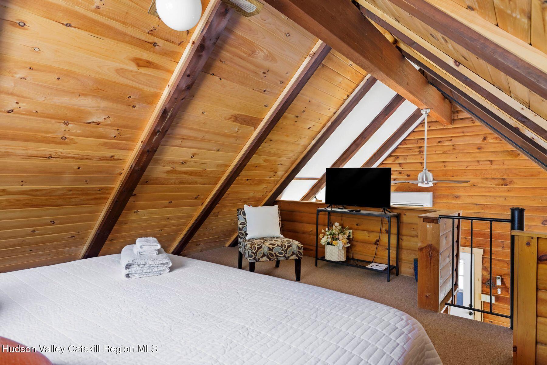 191 Mill Road Margaretville, NY 12455 - Photo 23 of 26 Loft Bedroom - Alternative View