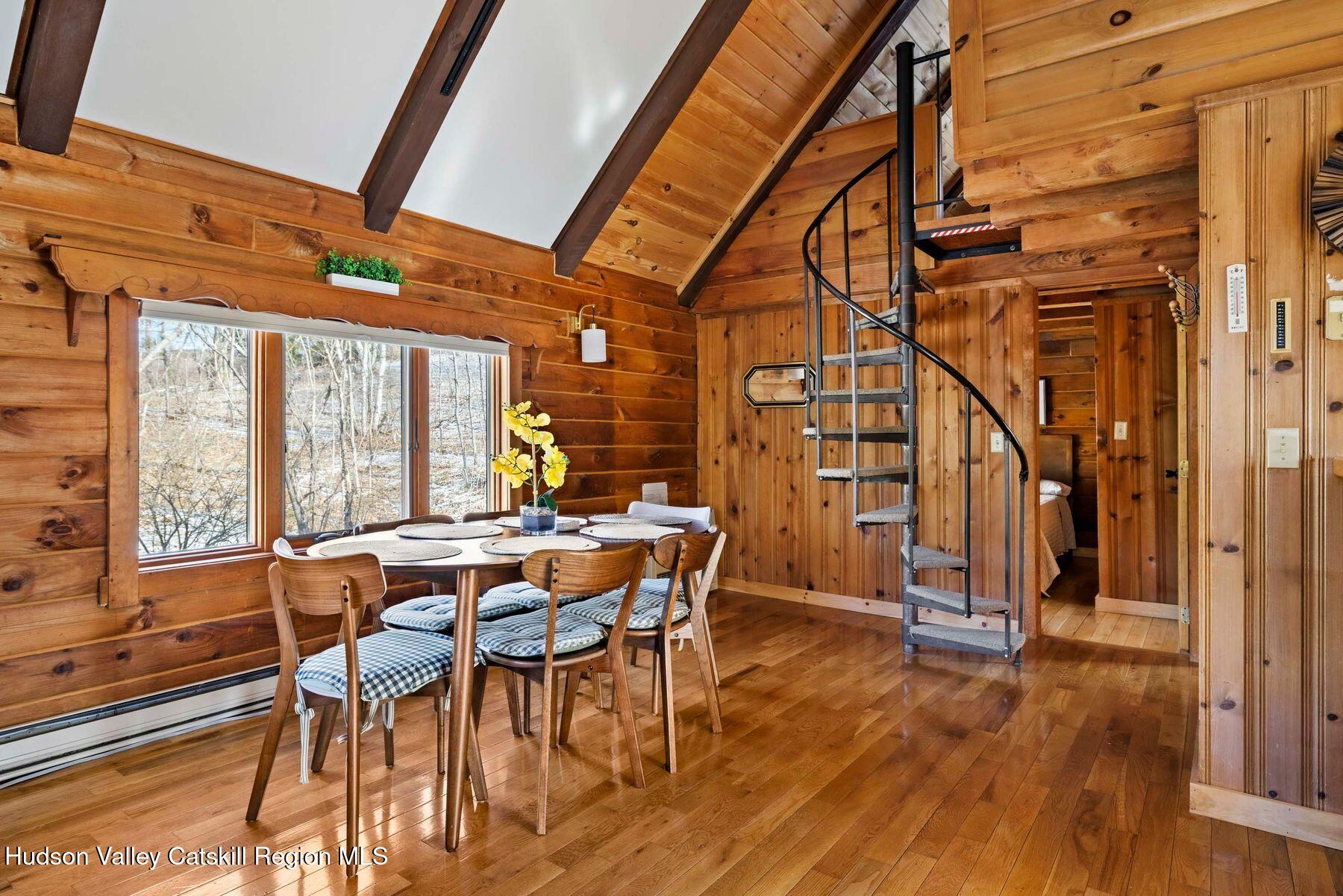 191 Mill Road Margaretville, NY 12455 - Photo 10 of 26 Dining Area with Window Views