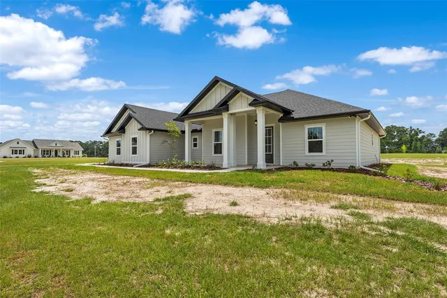 a house view with a outdoor space