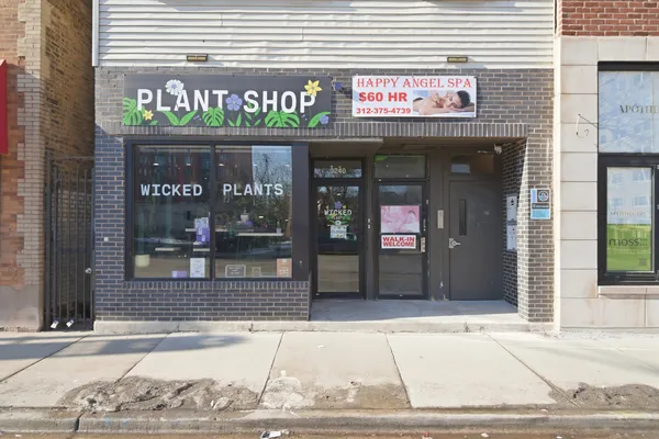 a view of a stores