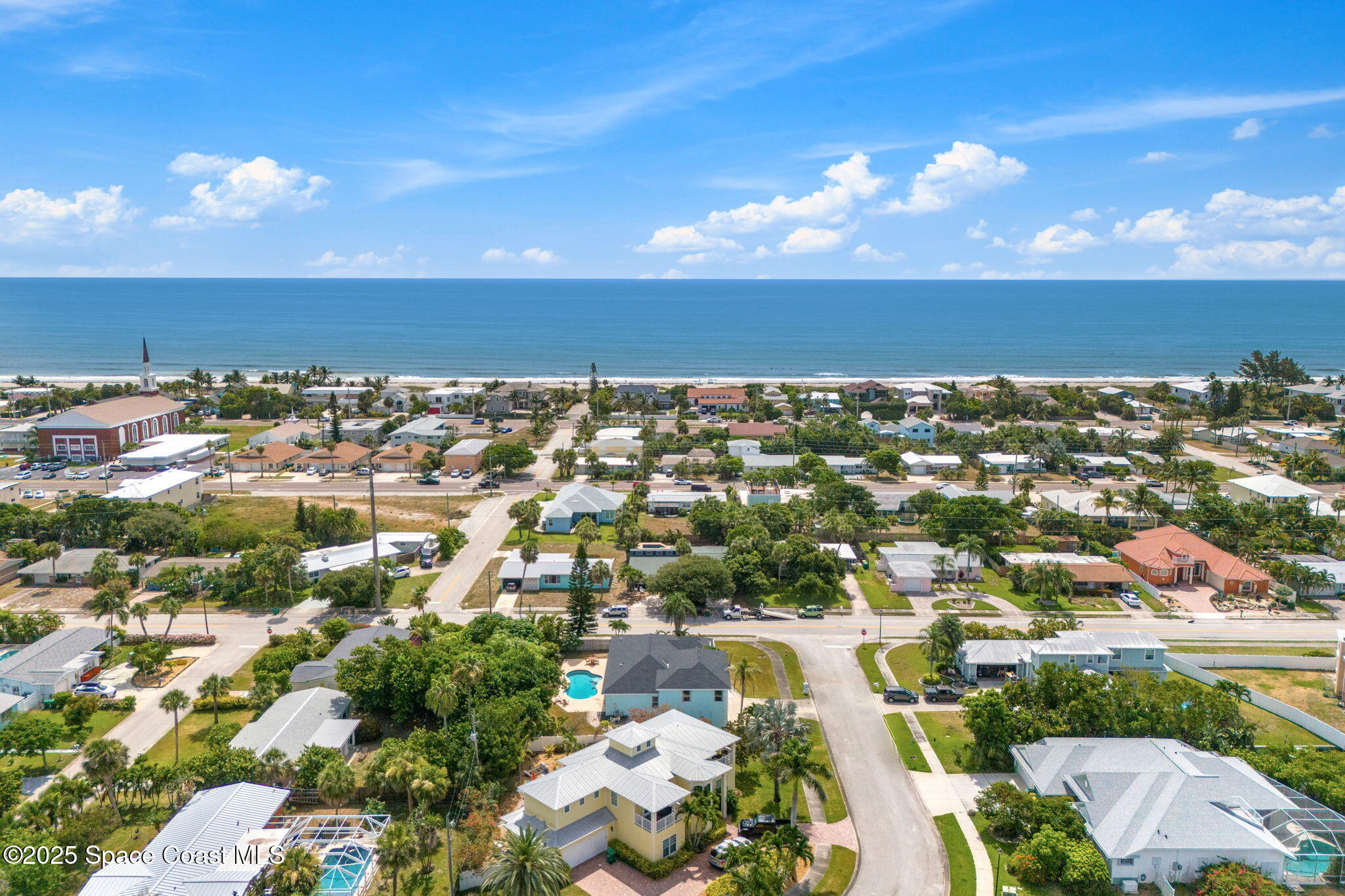 48 Harbor Circle Cocoa Beach, FL 32931 - Photo 5 of 48 an aerial view of a city
