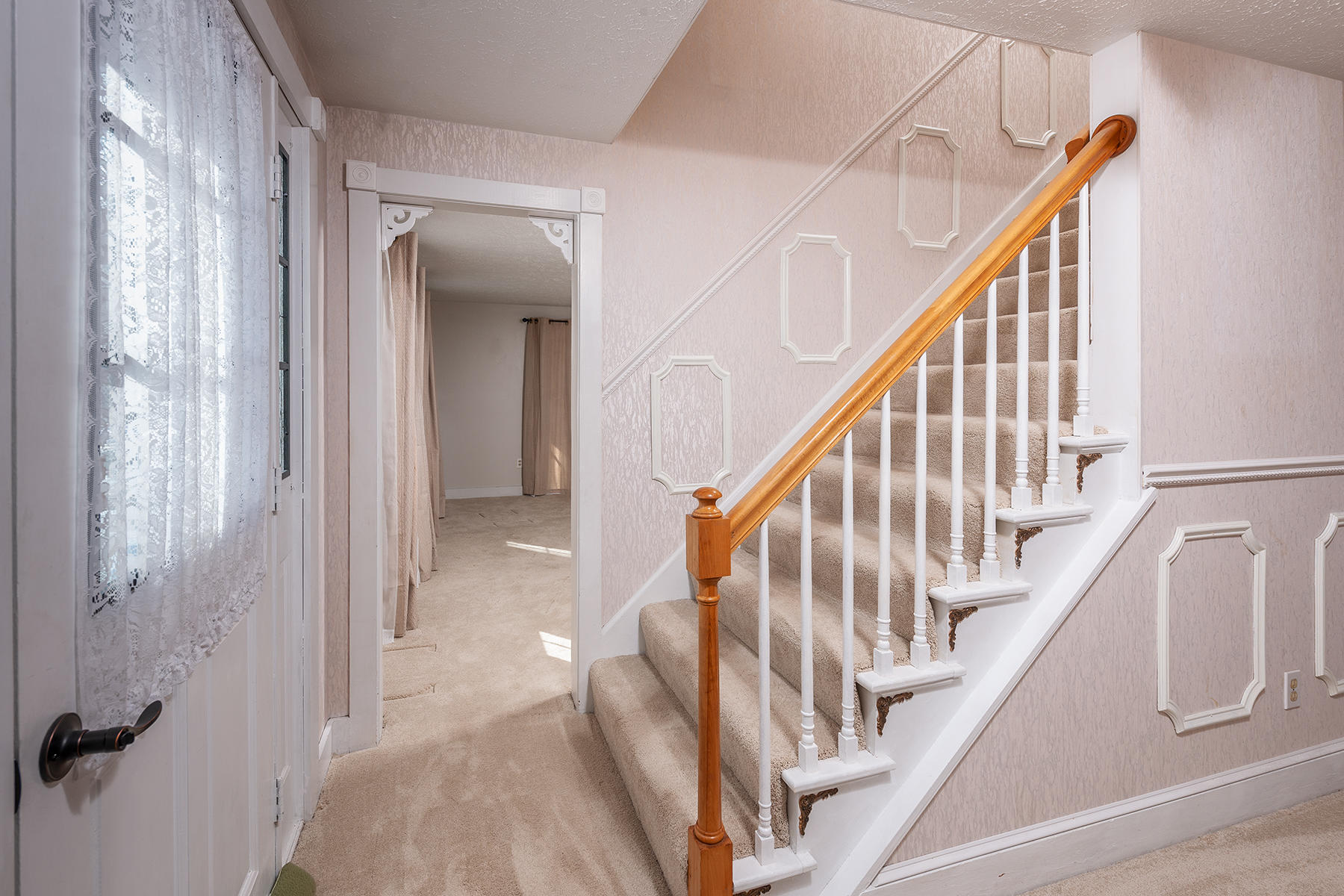 119 Cheney Woods Road Wells, ME 04090 - Photo 20 of 41 Front Door and Staircase