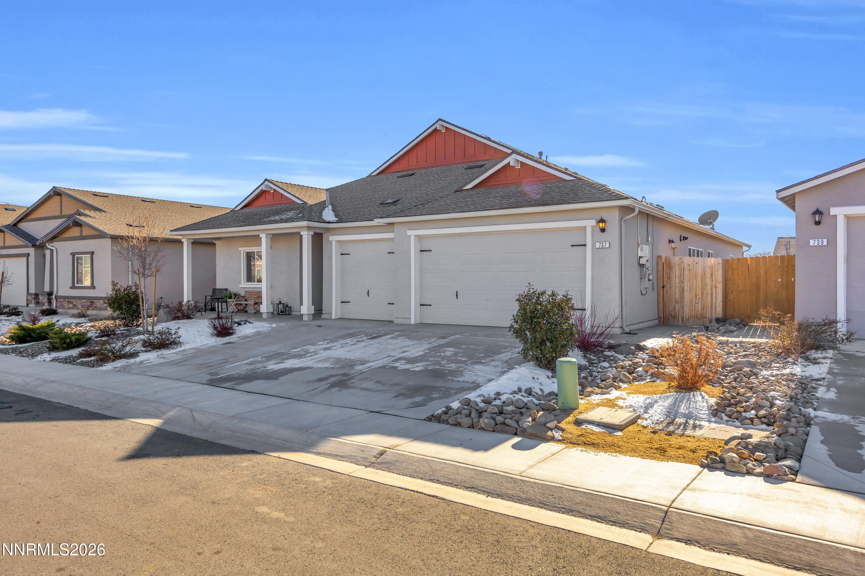 737 Butte Crk Road Dayton, NV 89403 - Photo 2 of 34 a view of a front of a house with a yard