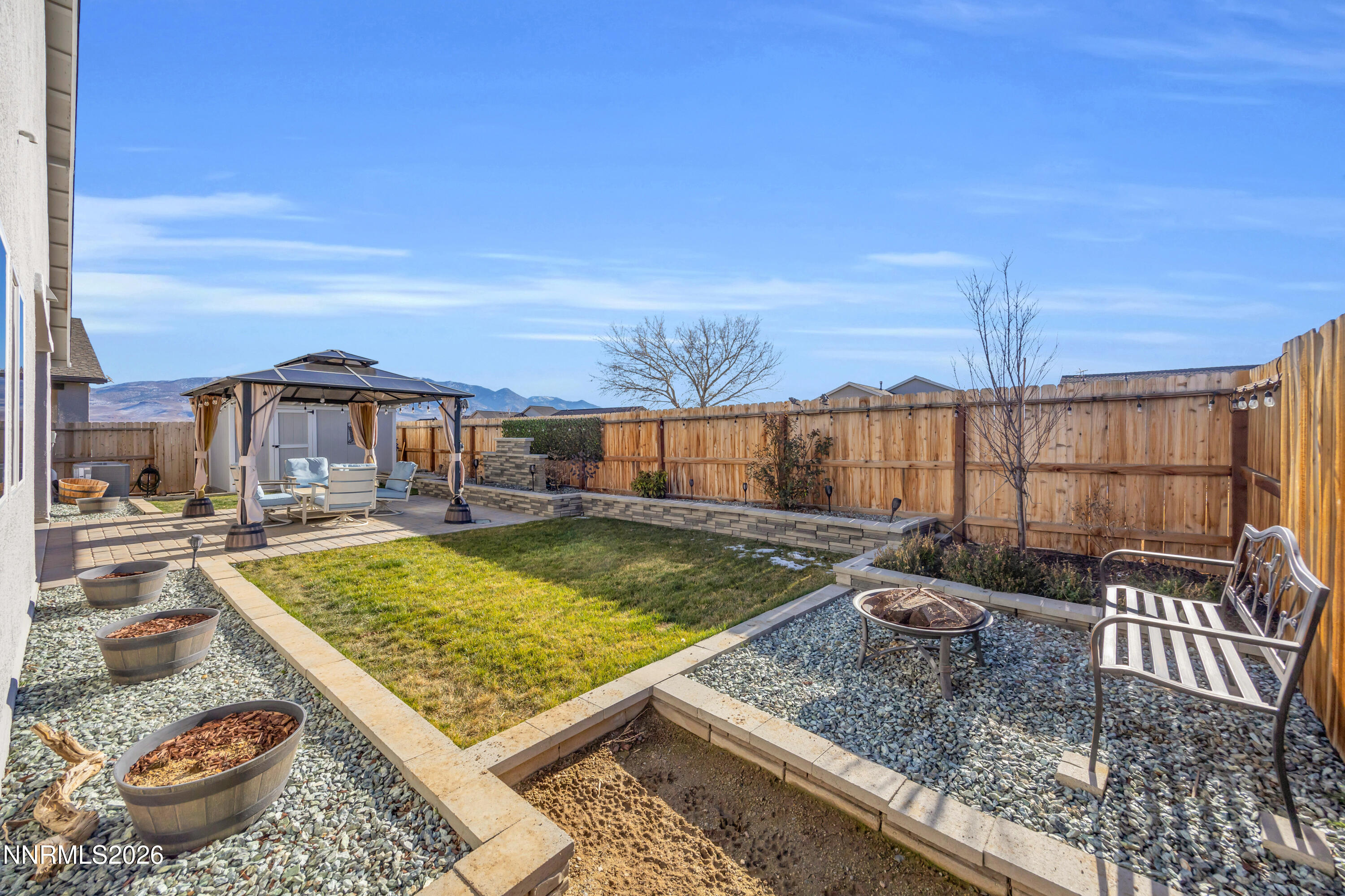 737 Butte Crk Road Dayton, NV 89403 - Photo 23 of 34 a view of a swimming pool with a patio and a yard