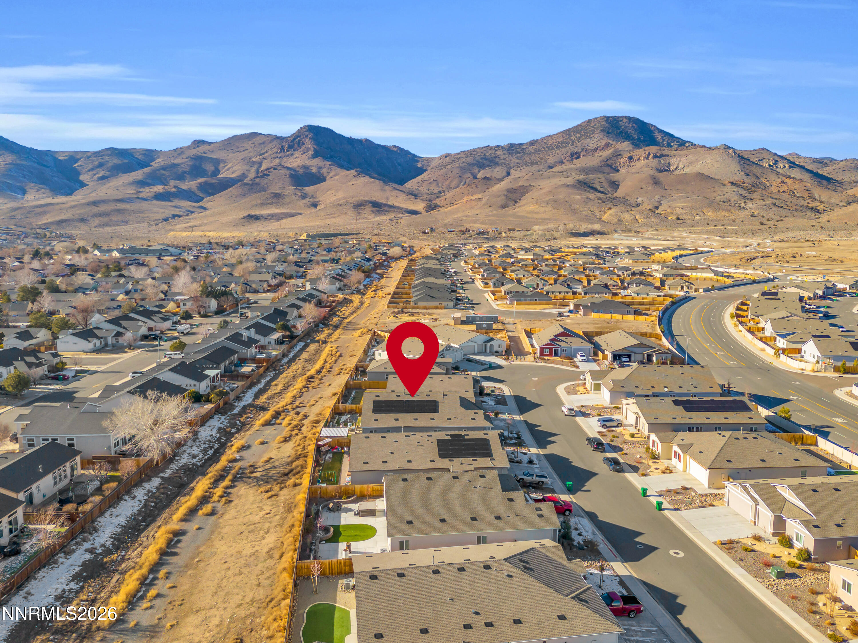 737 Butte Crk Road Dayton, NV 89403 - Photo 28 of 34 a view of a city with mountains in the background