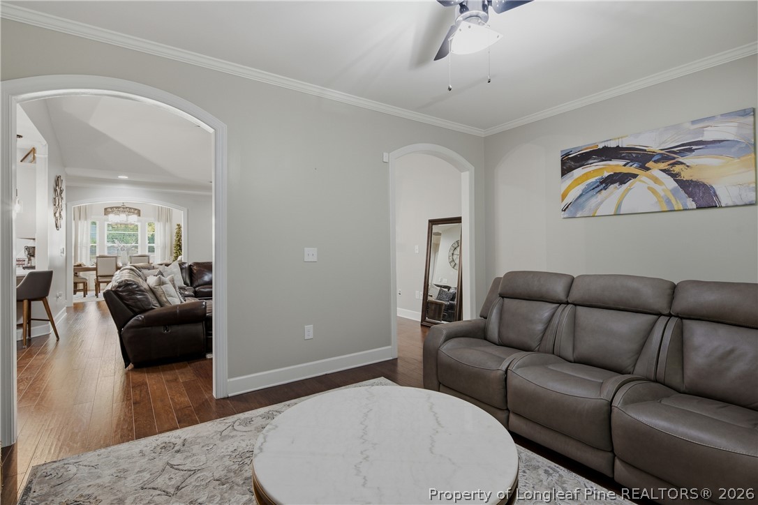 148 Heatherspring Way Spring Lake, NC 28390 - Photo 15 of 50 a living room with furniture and a couch