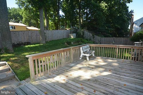 2207 Aventurine Way Silver Spring, MD 20904 - Photo 5 of 27 a view of a wooden deck and a yard with wooden fence