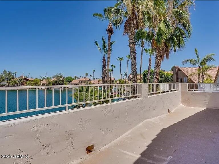 16625 South 34th Way Phoenix, AZ 85048 - Photo 32 of 36 a view of a balcony with palm trees