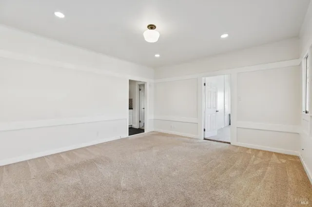 a view of an empty room