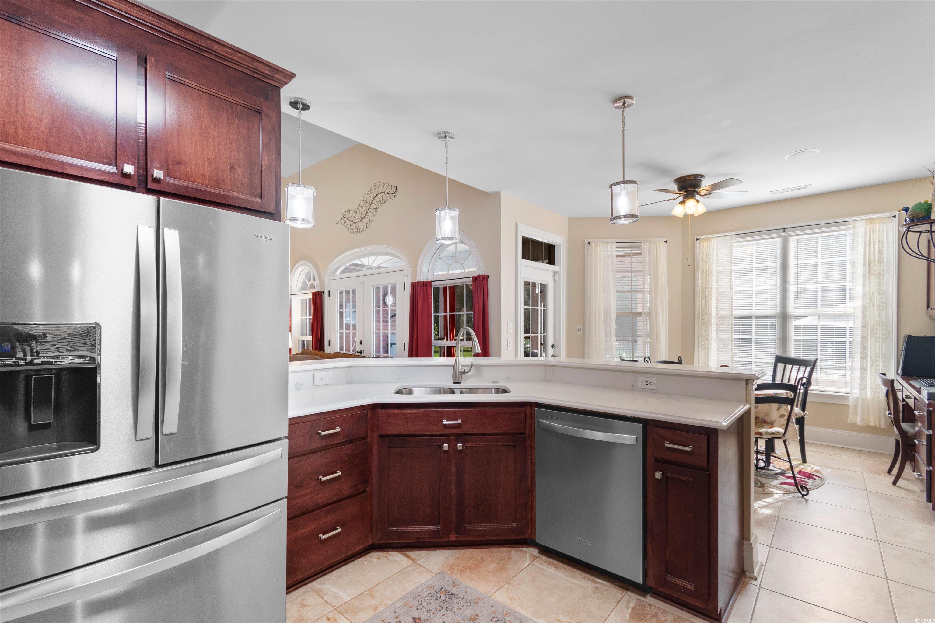 1815 Gilbert Road Conway, SC 29527 - Photo 14 of 40 Kitchen with light tile patterned floors, ceiling