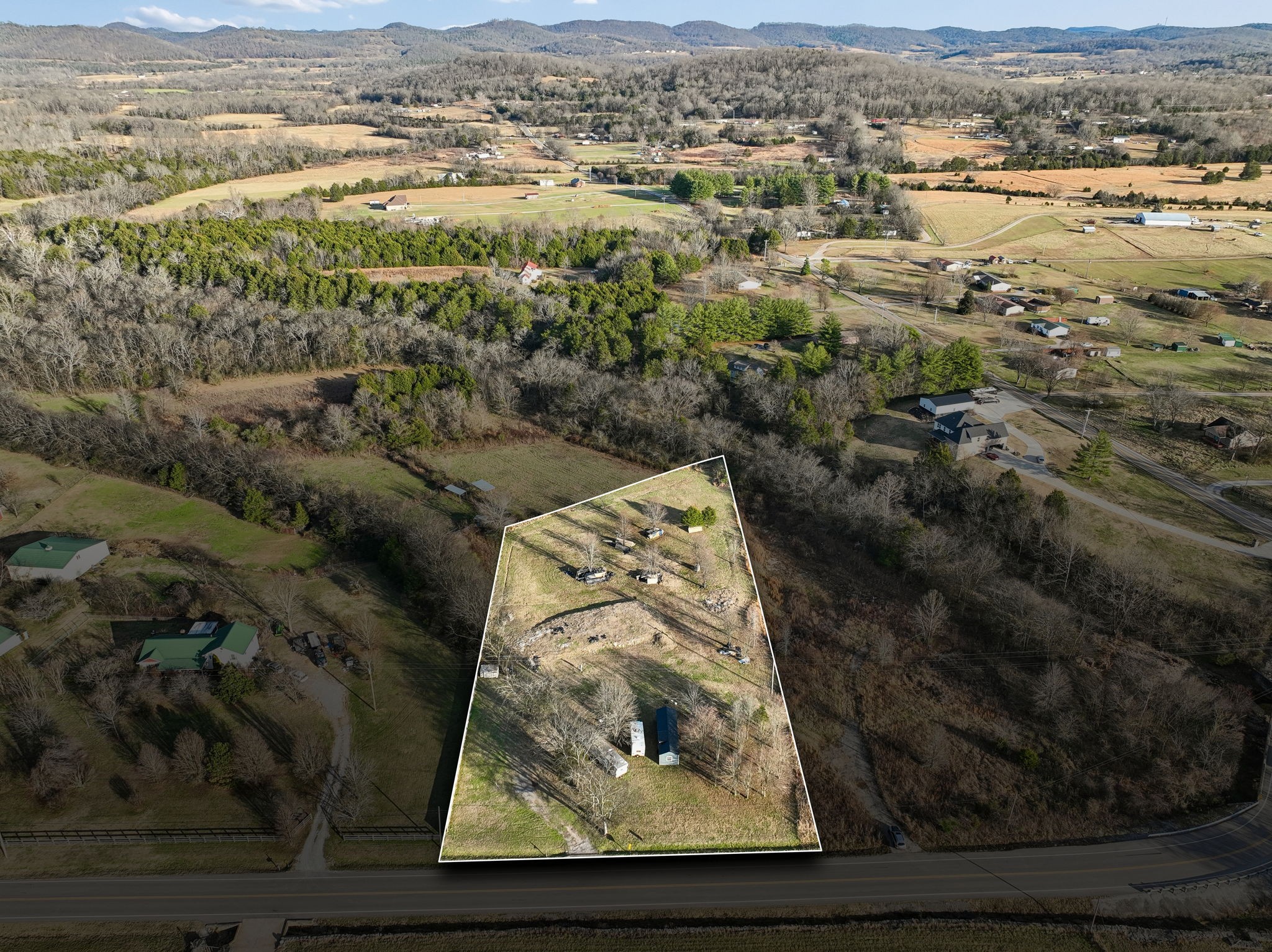 4155 Swindle Hollow Road Lebanon, TN 37090 - Photo 19 of 27 an aerial view of residential houses with outdoor space