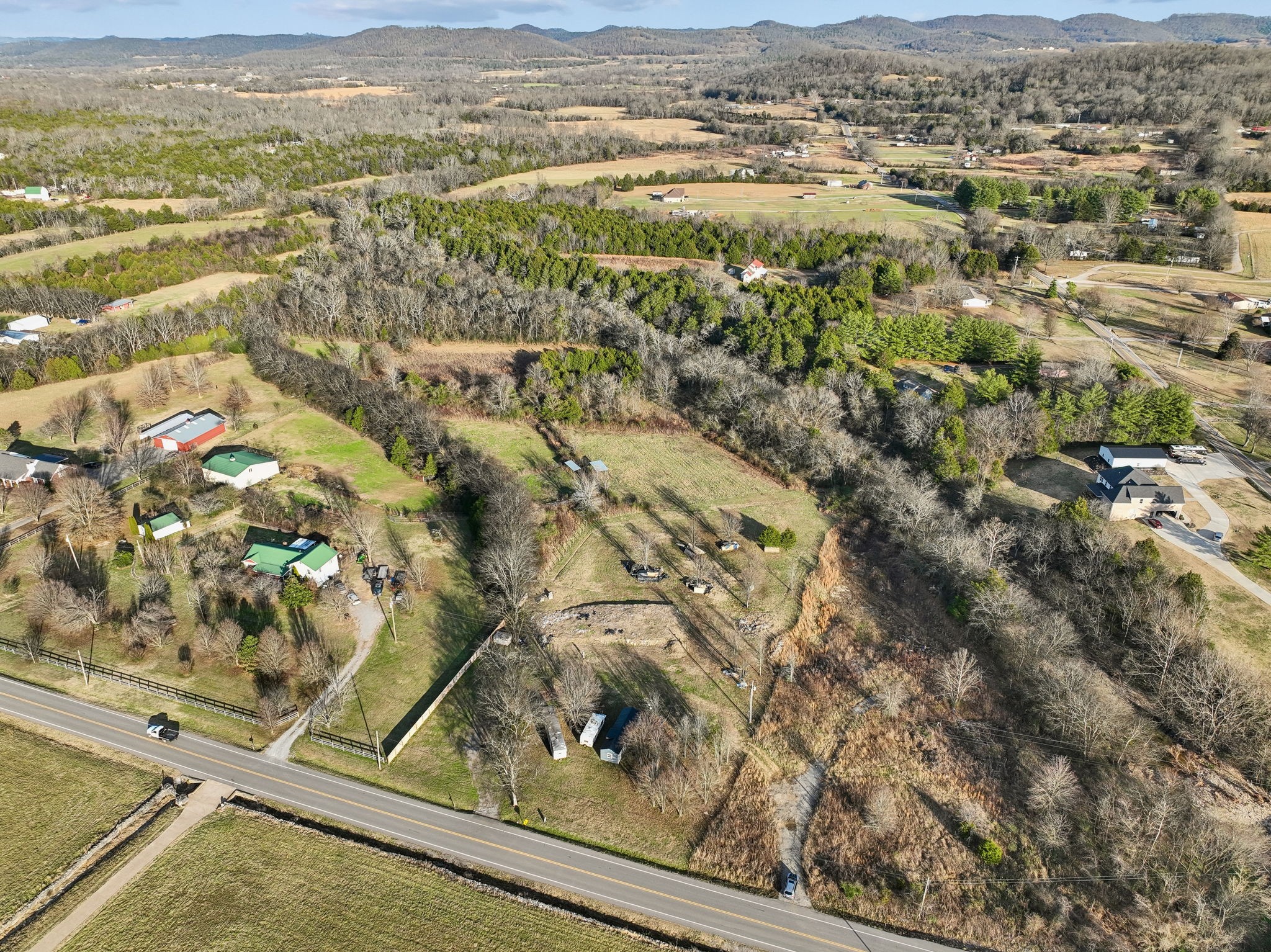 4155 Swindle Hollow Road Lebanon, TN 37090 - Photo 20 of 27 an aerial view of residential houses with outdoor space