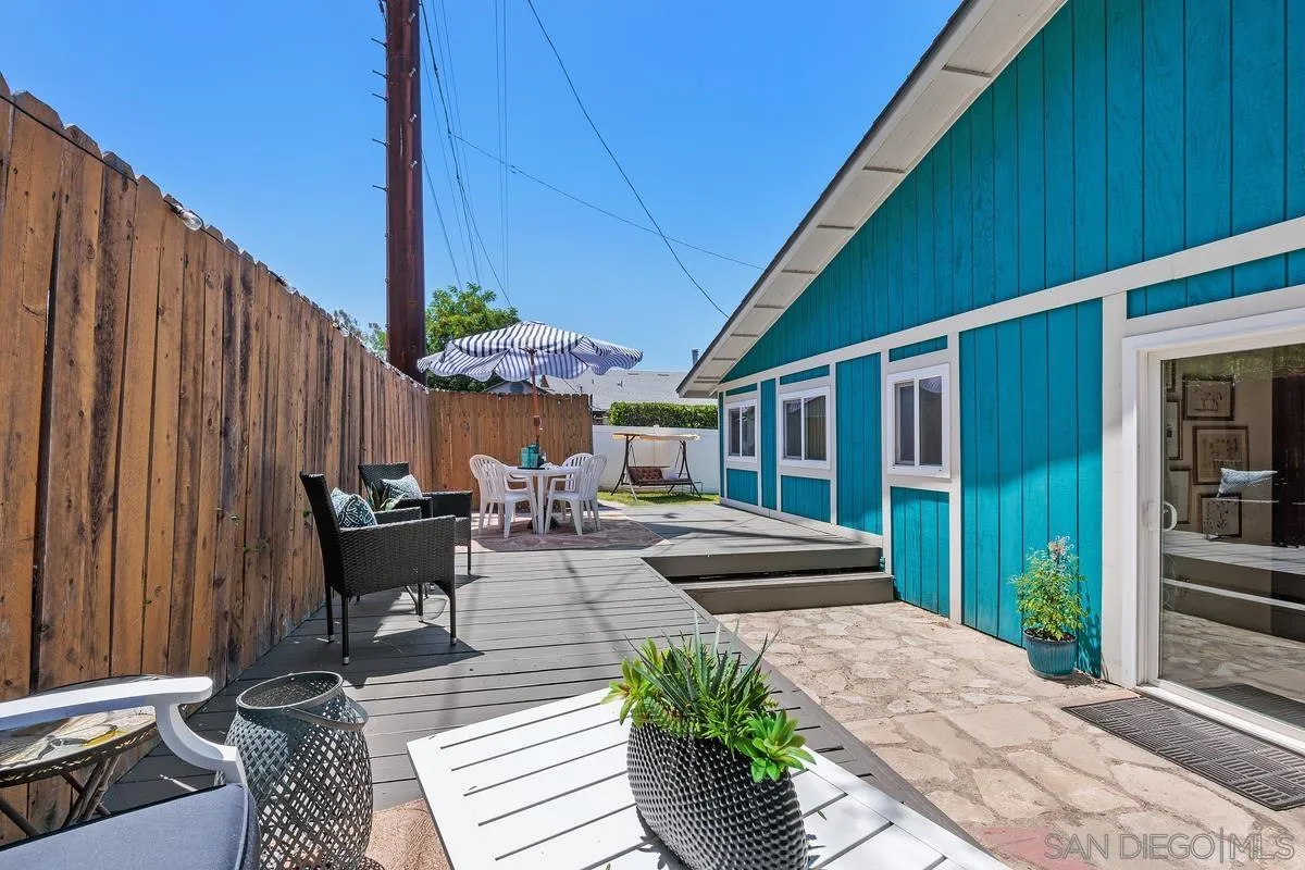 13961 Eastern Street Poway, CA 92064 - Photo 21 of 29 a view of a patio with couches table and chairs and potted plants