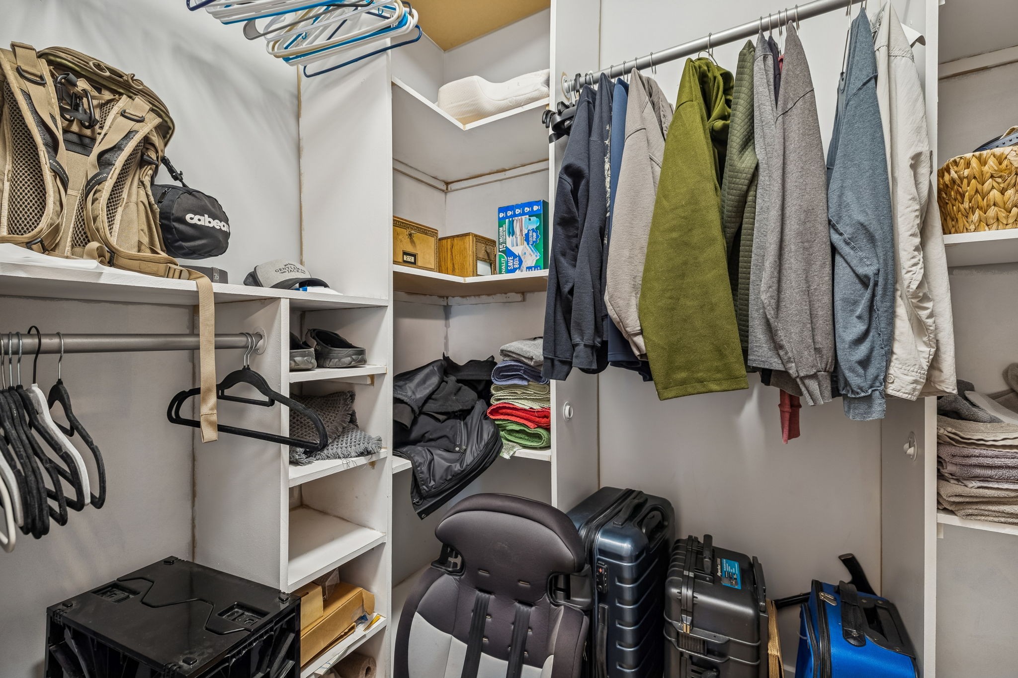 9681 Bud Qurriel Road Bon Aqua, TN 37025 - Photo 25 of 63 a view of walk in closet with clothes and shoes