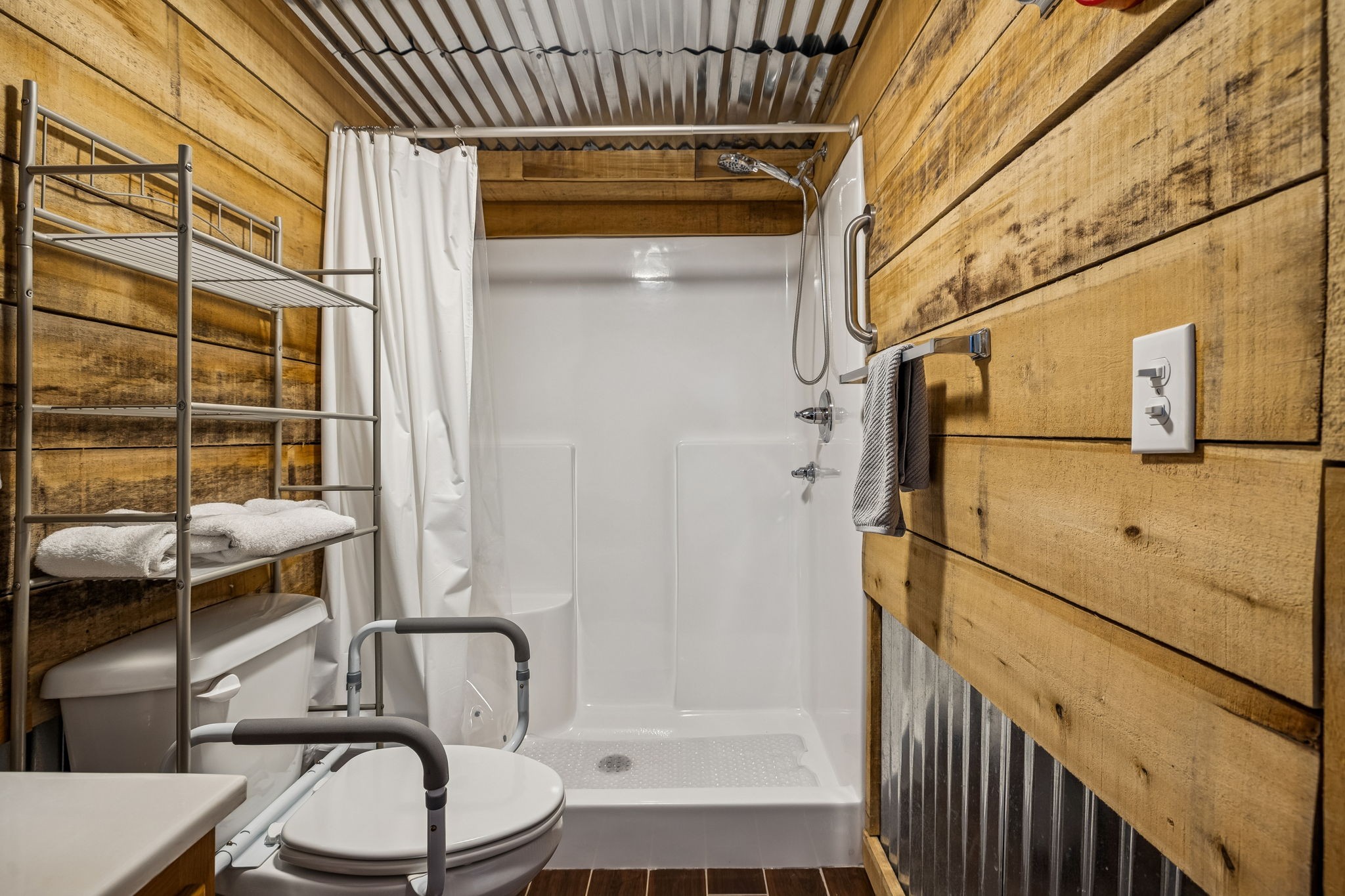 9681 Bud Qurriel Road Bon Aqua, TN 37025 - Photo 43 of 63 a bathroom with a granite countertop sink and a mirror
