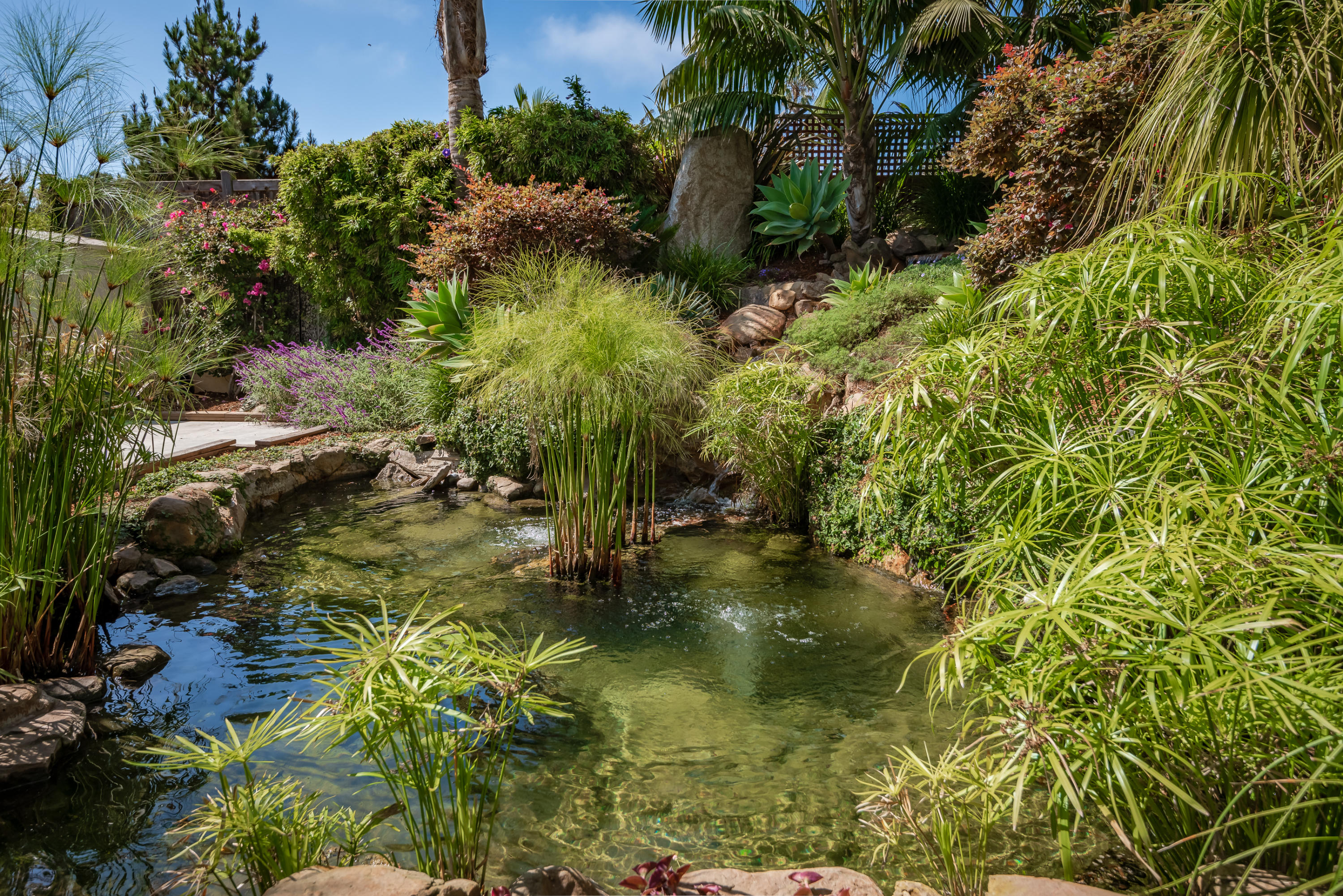 209 Mohawk Road Santa Barbara, CA 93109 - Photo 43 of 50 Pond & Waterfall