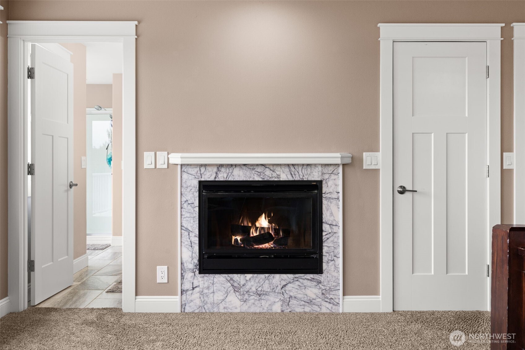 9916 Dishman Road Northwest Bremerton, WA 98312 - Photo 21 of 40 a living room with a fireplace