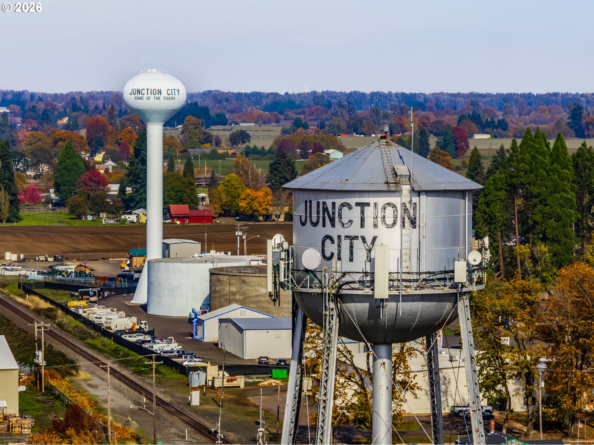 351 Front Street Junction City, OR 97448 - Photo 17 of 29 a view of a chairs and table on the terrace