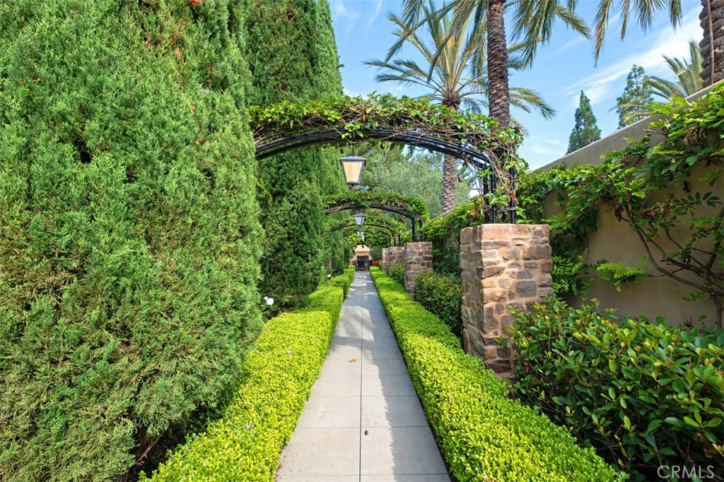 72 Clouds View Irvine, CA 92603 - Photo 39 of 43 a view of a pathway both side of flower