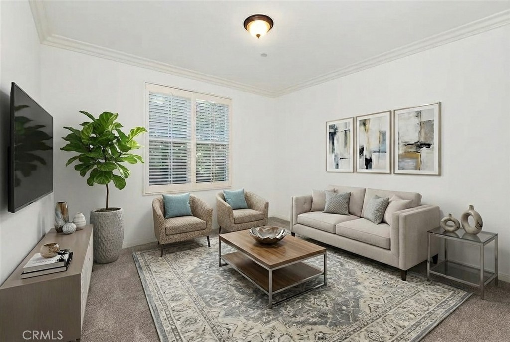 72 Clouds View Irvine, CA 92603 - Photo 5 of 51 Virtually Staged Living Room