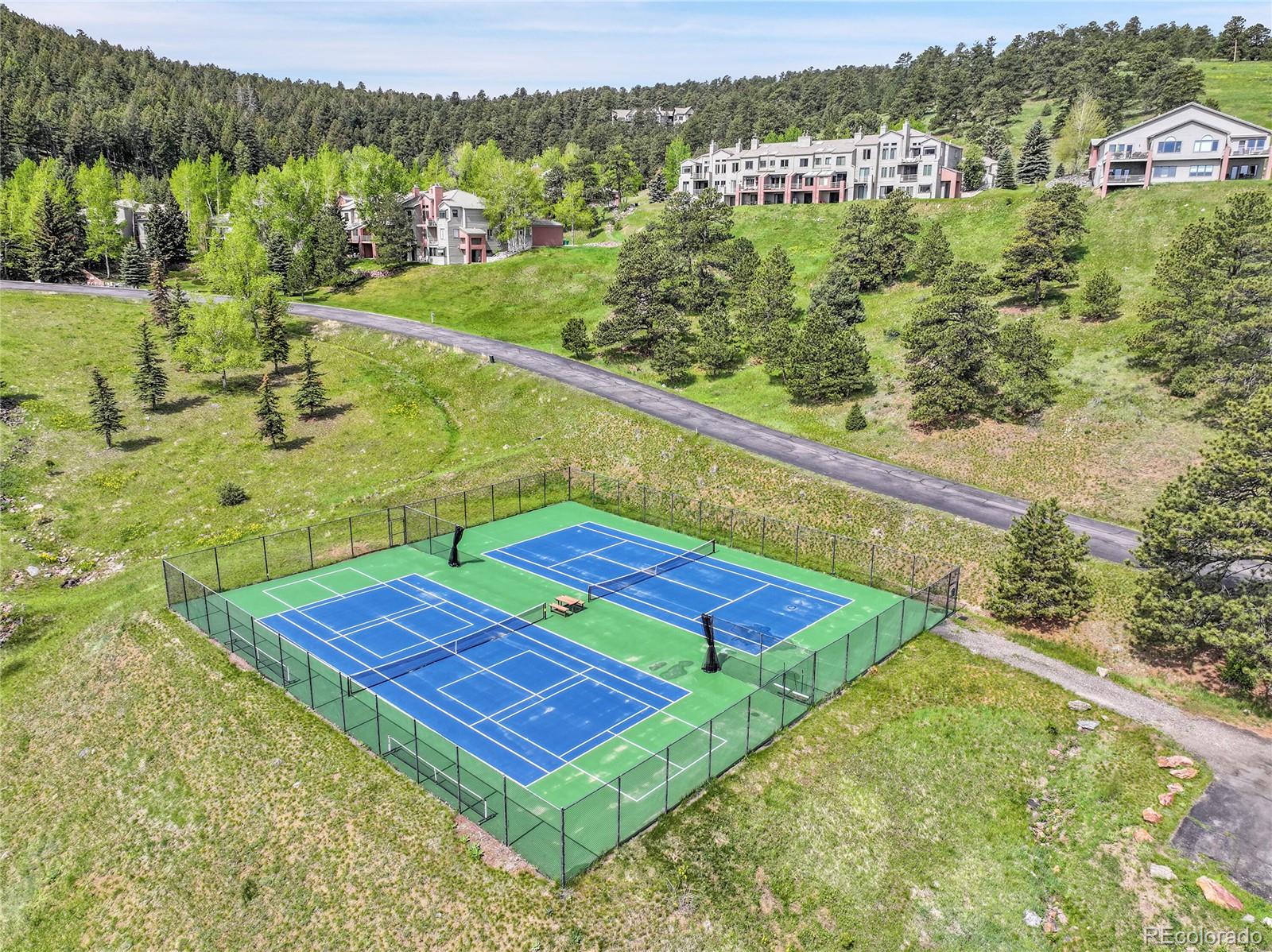 671 Trailside Drive Golden, CO 80401 - Photo 32 of 39 a view of a tennis court