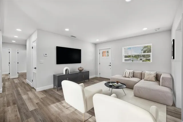 a view of a room with a shower