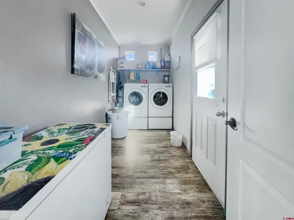 a very nice looking room with a large window