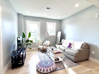 9 University Road, Unit 3 Brookline, MA 02445 - Photo 6 of 13 a living room with furniture and a window