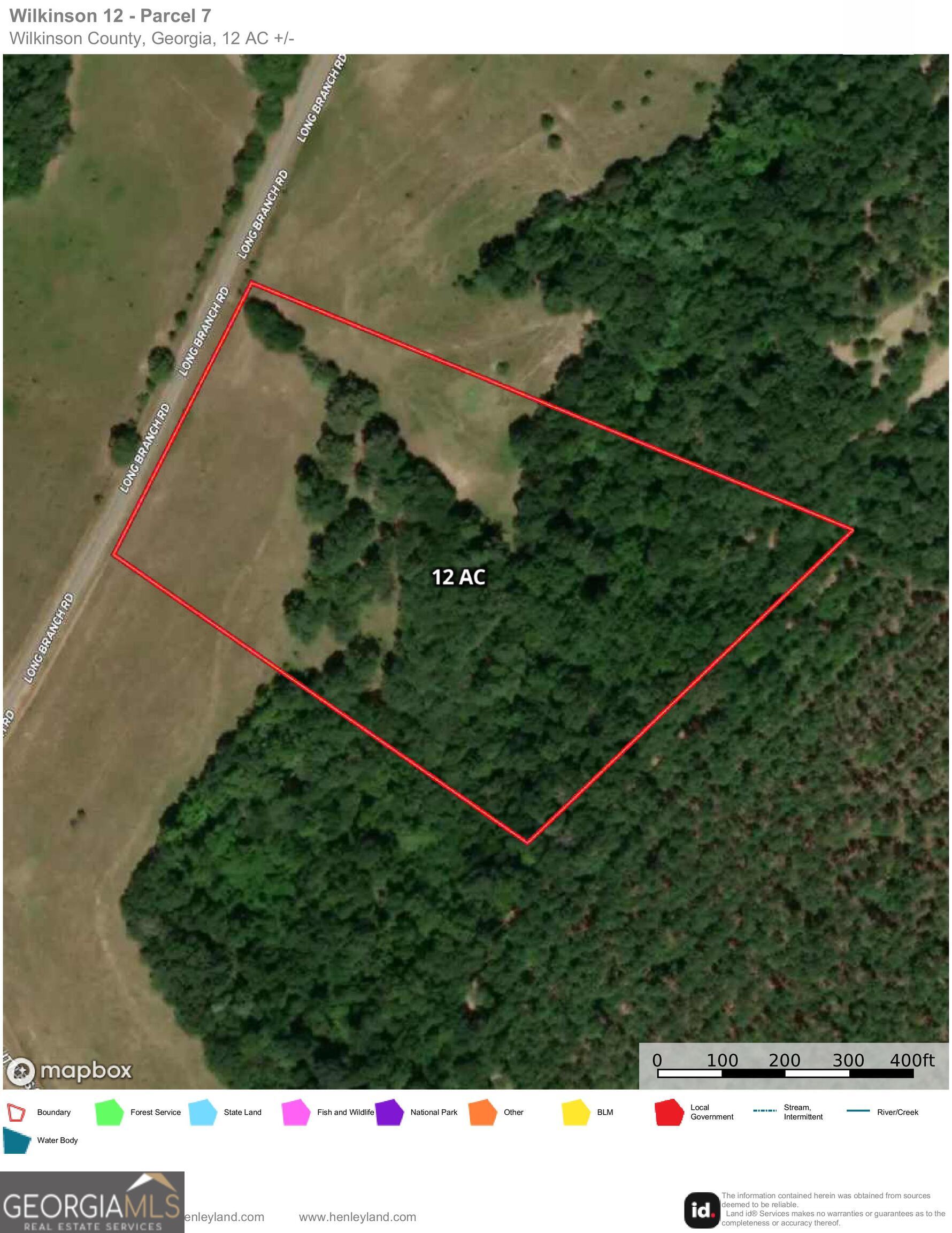 7 Long Branch Road Toomsboro, GA 31090 - Photo 11 of 11 a view of a yard